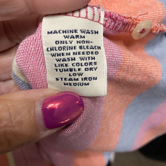 Lg Daniel Cremieux Mens Multi-Colored Polo Shirt - Picture 4 of 5